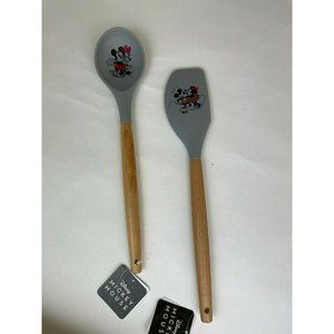 NWT DISNEY Heatprf Spoon Spatula Set Mickey Mouse